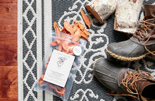 Load image into Gallery viewer, Sweet Potato Dog Treats in a bag by boots and wood Eat Smart RVA meal delivery service
