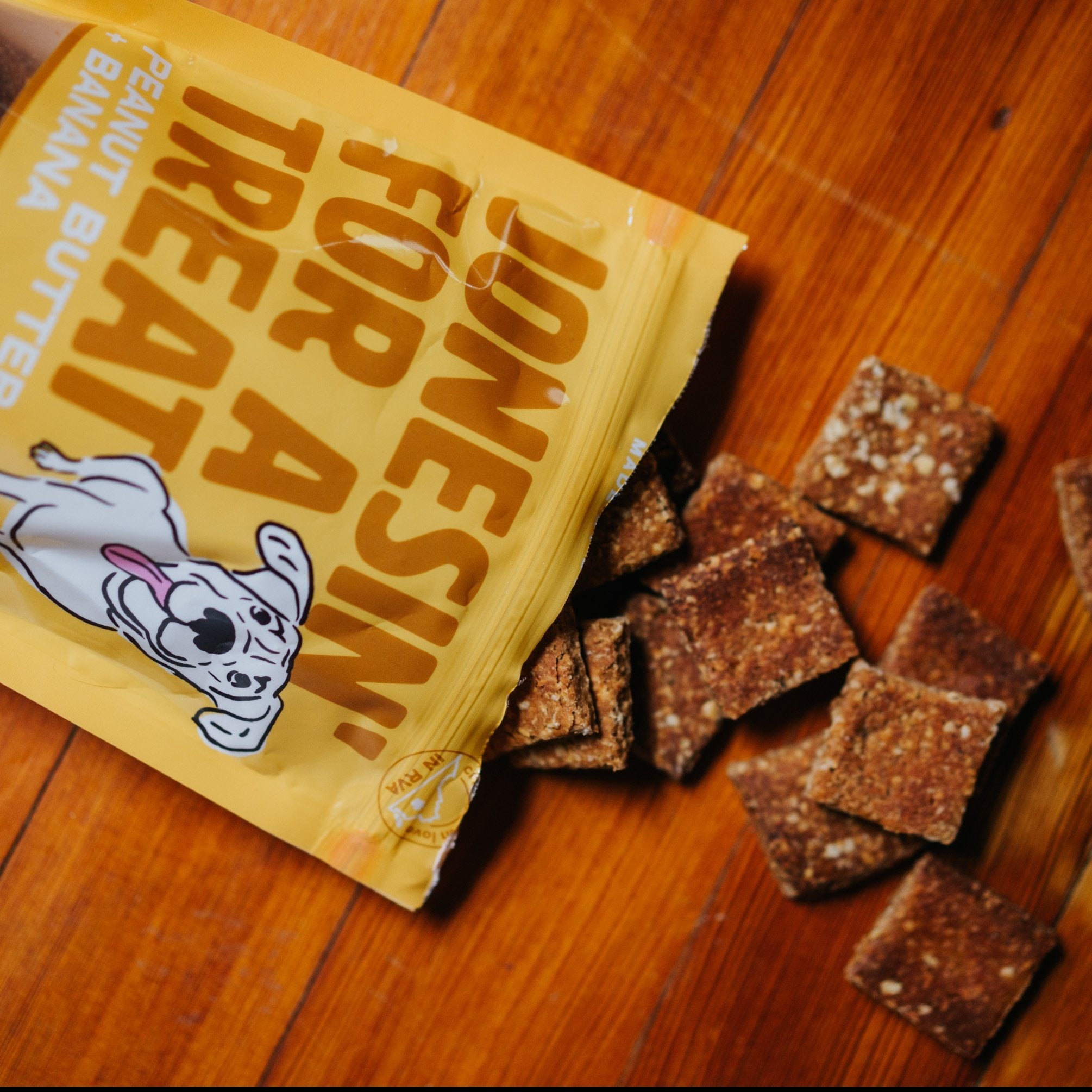 peanut butter oatmeal banana dog treats