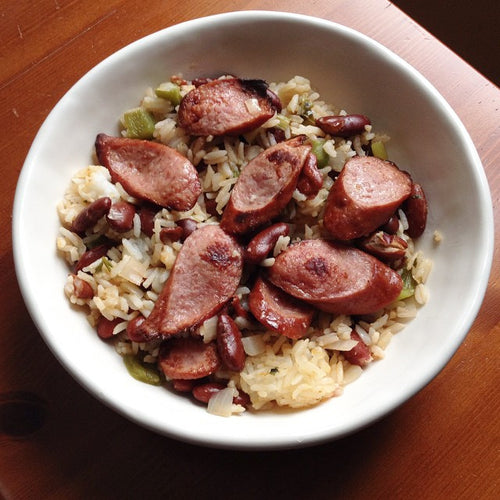 Red Beans and Rice with Kielbasa Eat Smart Richmond VA meal delivery service
